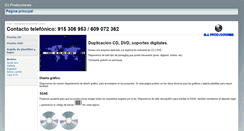 Desktop Screenshot of djproducciones.com
